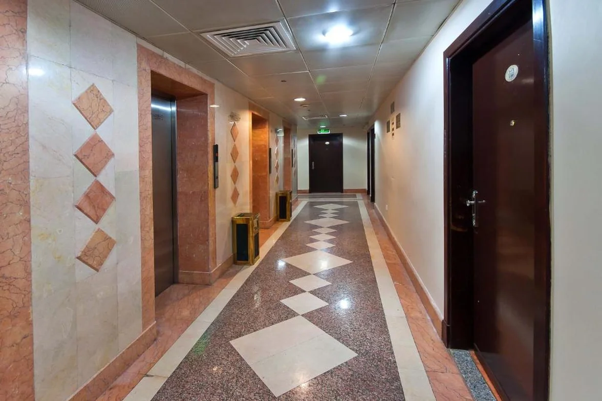 Hotel Corridor Hallway Marble Floor