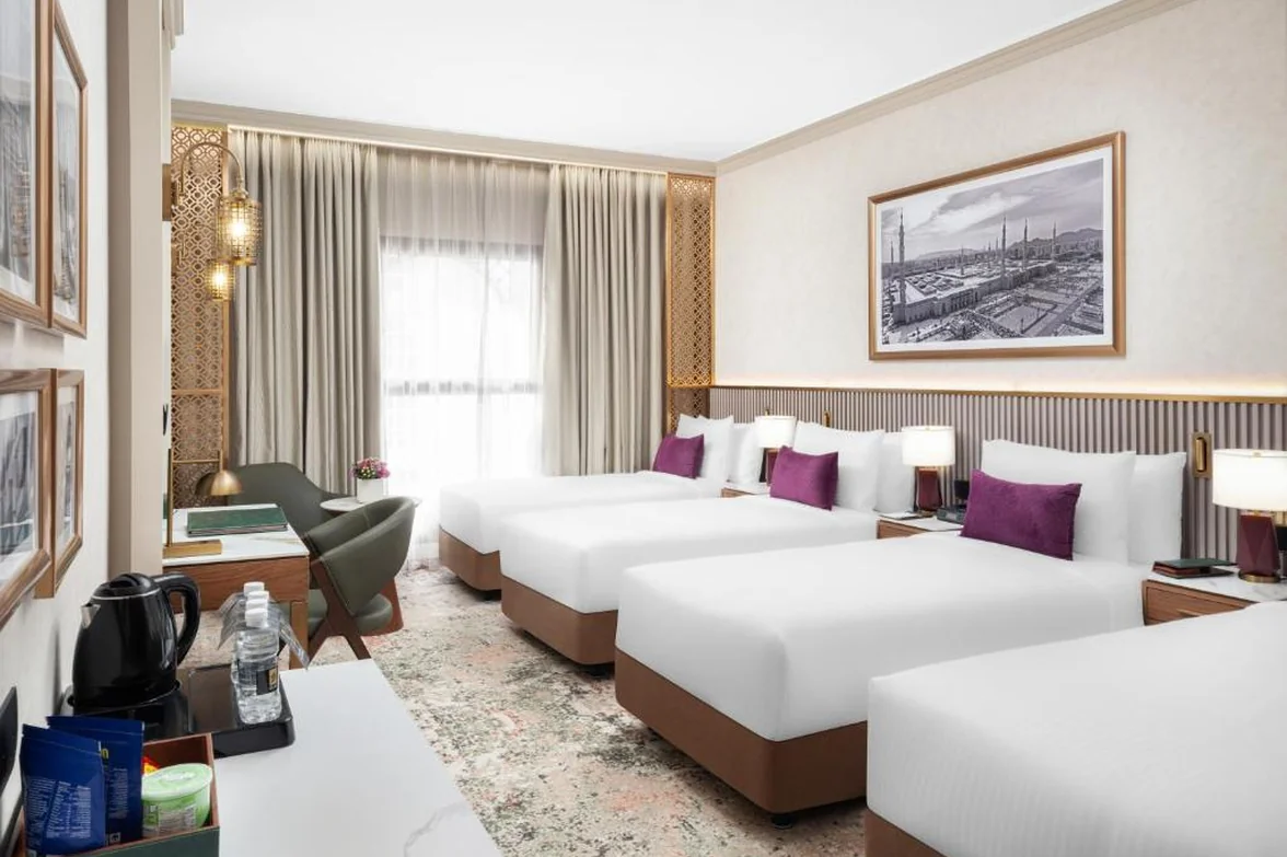 Elaf Taiba Hotel Quad Room Four Beds