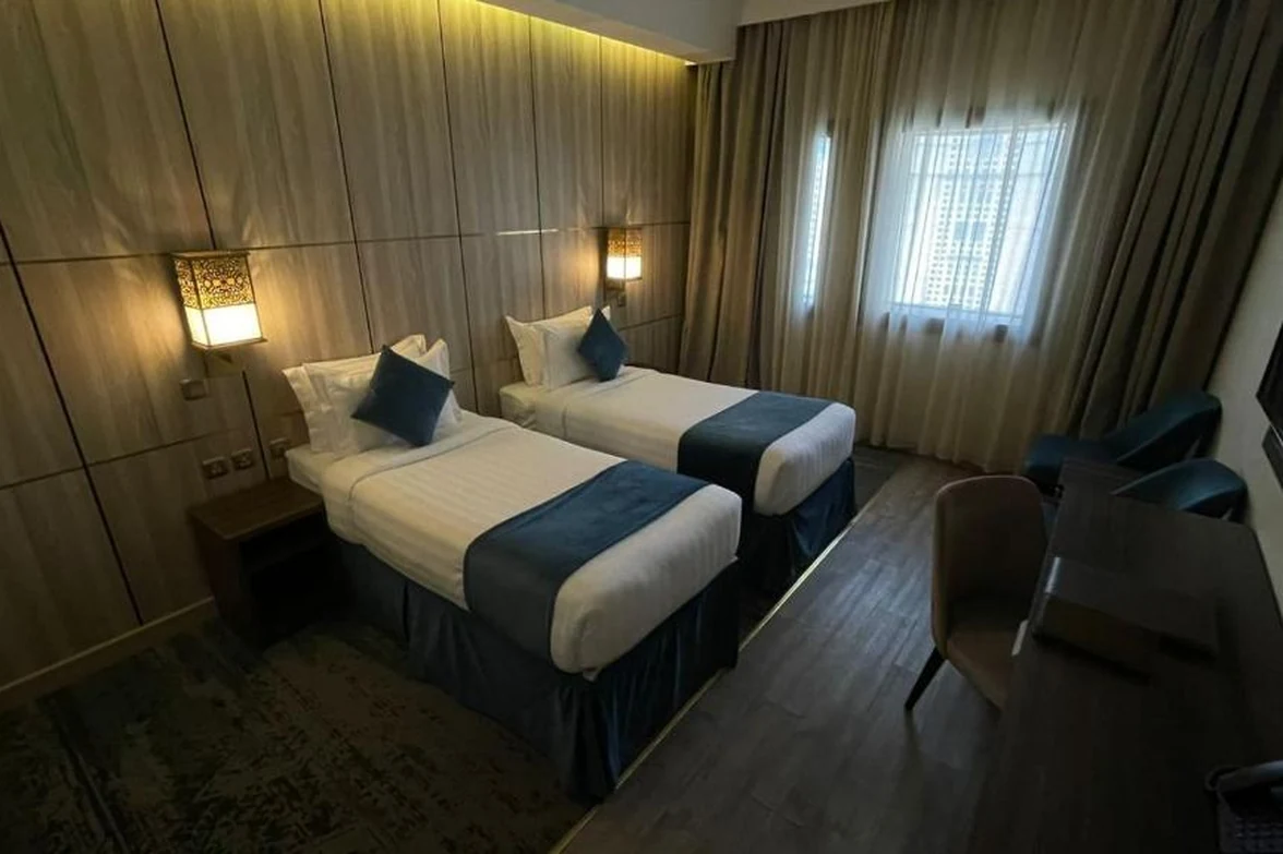 Al Ebaa Hotel Twin Room Window View