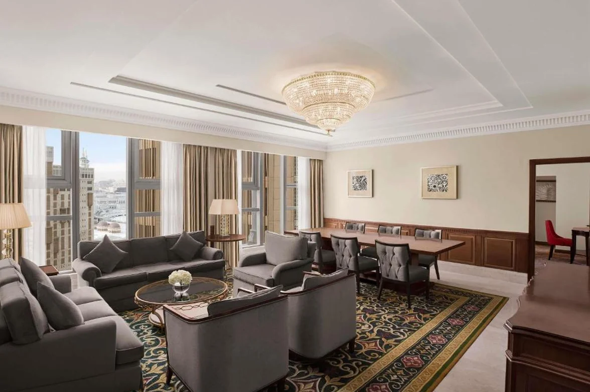 Swiss Al Maqam Royal Suite Living Room
